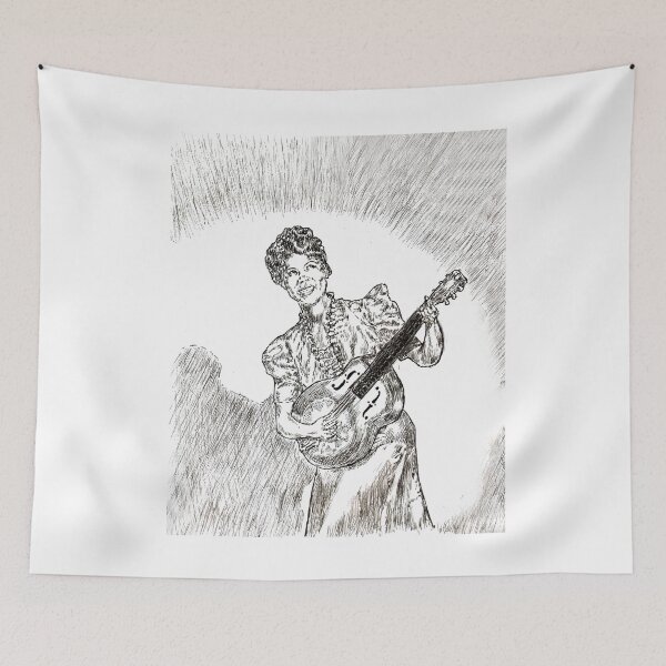 Aperçu de l'œuvre Sœur Rosetta Tharpe créée et vendue par Alphaholics Non-Anonymous Art Studios.