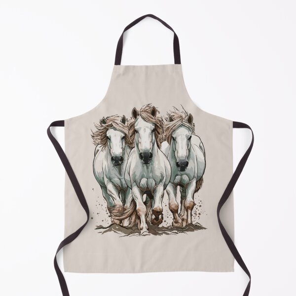 Item preview, "Wild Alaskan Horses" Watercolor – A Stunning Display of Nature's Freedom designed and sold by paulo silveira.