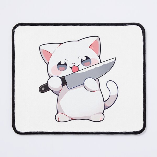 Item preview, Kitty with Knife designed and sold by Joyceful Creations.