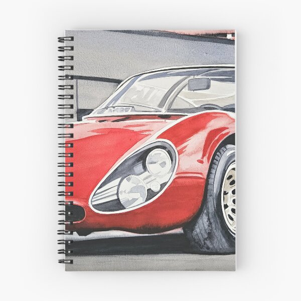 Item preview, Alfa Romeo Stradale 33 from 1967 watercolor designed and sold by Raphael Dubesset.