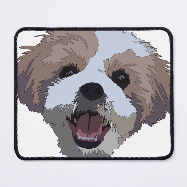 Item preview, Copy of Cute brown and white Shih tsu puppy designed and sold by LeahcarsArt.