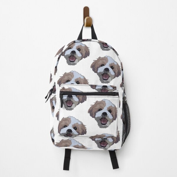 Item preview, Copy of Cute brown and white Shih tsu puppy designed and sold by LeahcarsArt.