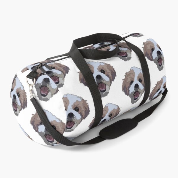 Item preview, Copy of Cute brown and white Shih tsu puppy designed and sold by LeahcarsArt.
