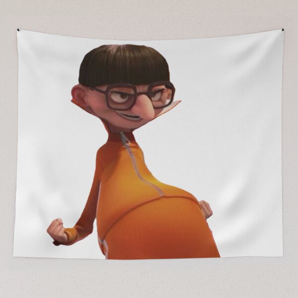 Item preview, Vector Committing Crimes with Both Direction And Magnitude, 'Oh Yeah!!' Orange Pyjama Wearing Man Despicable Me designed and sold by Neesu.