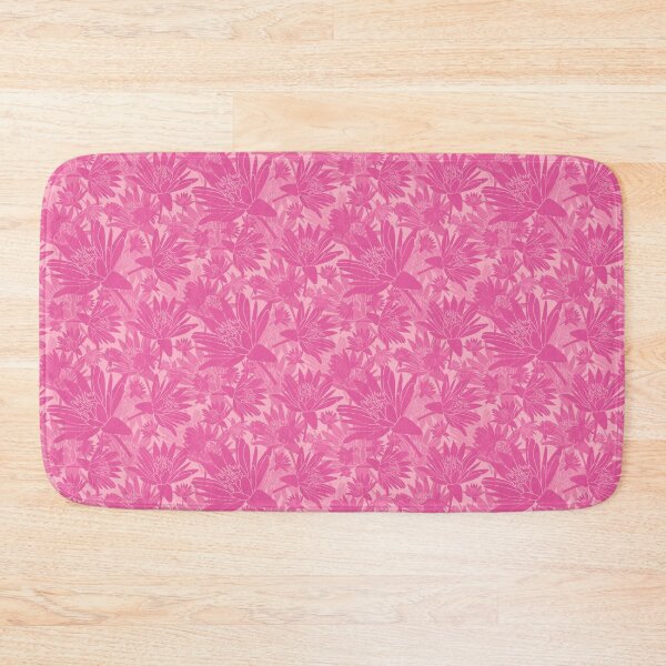 Item preview, Tossed Lotus Magenta on Pink Halfdrop designed and sold by Art in My Loft.