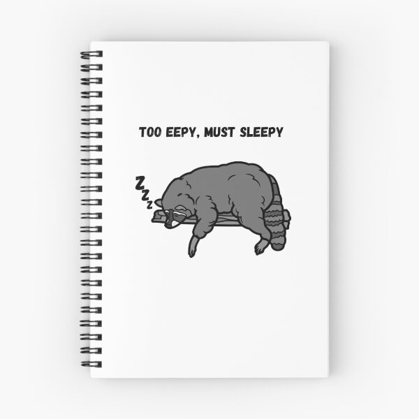 Item preview, Funny Sleepy Raccoon designed and sold by Goofylittleguys.