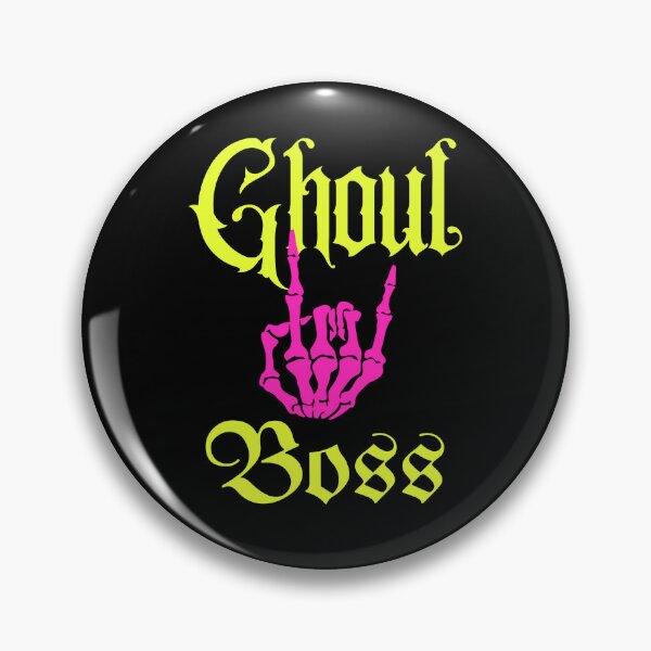 Item preview, Ghoul Boss- Girl Boss Neon Skeleton Punk Rock Design designed and sold by Kristalin Glass.