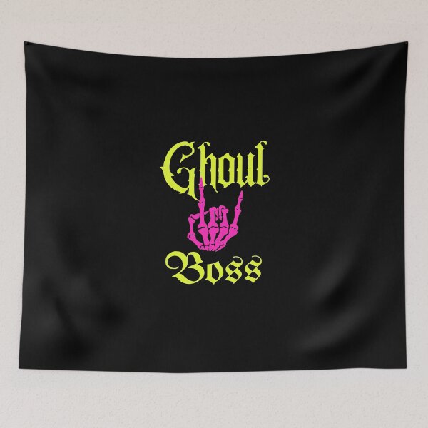 Item preview, Ghoul Boss- Girl Boss Neon Skeleton Punk Rock Design designed and sold by Kristalin Glass.