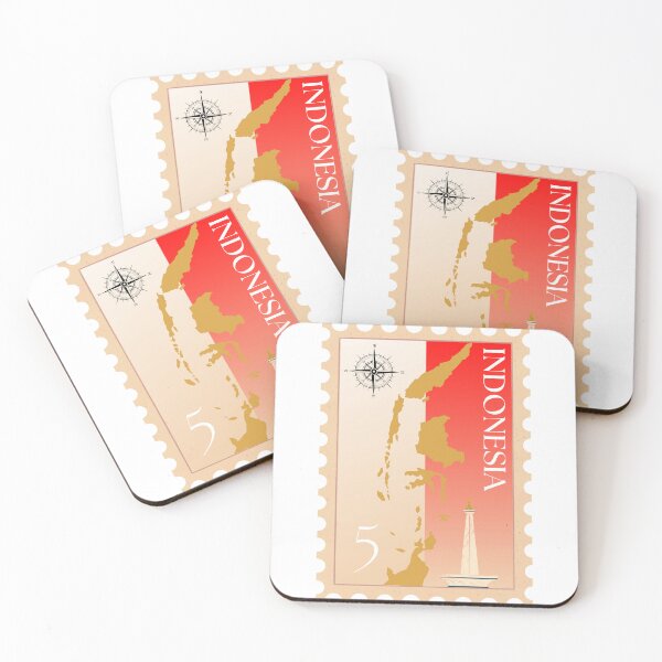 Item preview, Indonesia Stamp designed and sold by dolla-designs-.