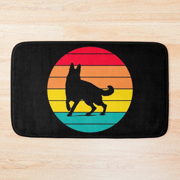 Item preview, alsatian german shepherd dog watching sunset designed and sold by EMMonovi.