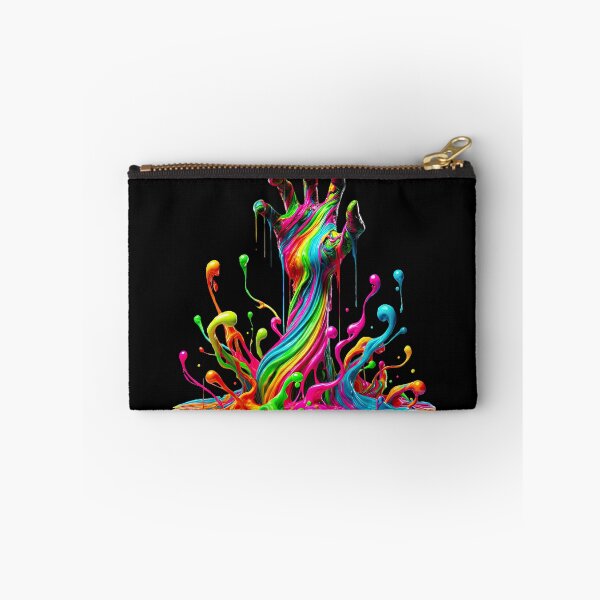 Item preview, Zombie Hand Paint Splatter – Neon Chaos Unleashed designed and sold by SHHCreations.
