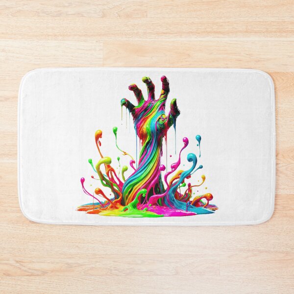 Item preview, Zombie Hand Paint Splatter – Neon Chaos Unleashed designed and sold by SHHCreations.
