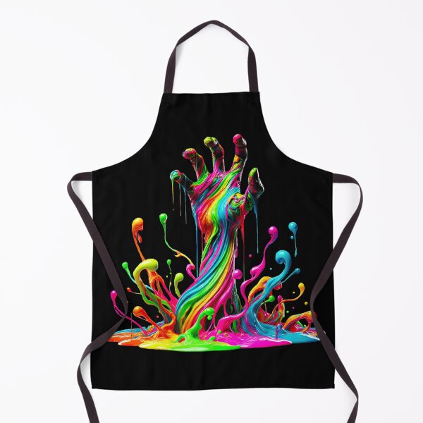 Item preview, Zombie Hand Paint Splatter – Neon Chaos Unleashed designed and sold by SHHCreations.