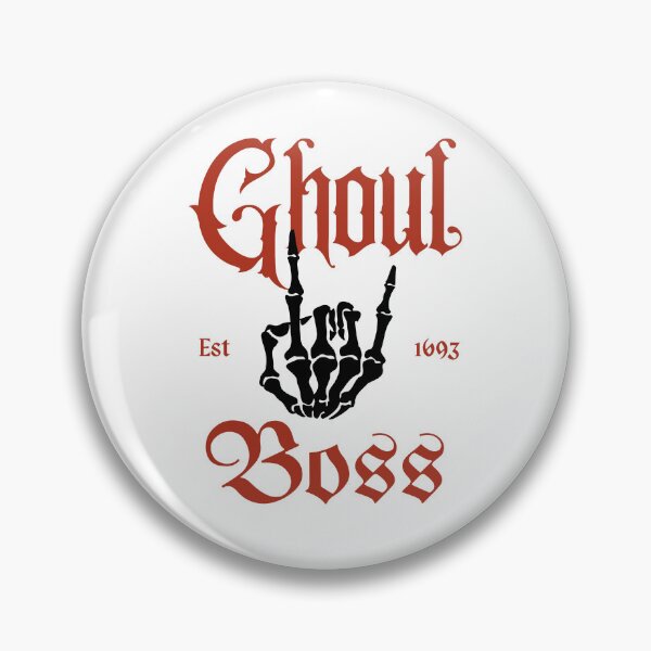 Item preview, Ghoul Boss- Girl Boss Red and Black Skeleton Punk Rock Design designed and sold by Kristalin Glass.