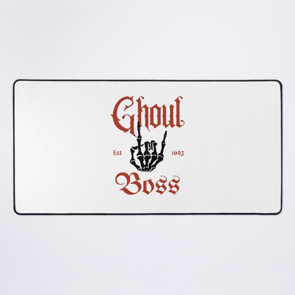 Item preview, Ghoul Boss- Girl Boss Red and Black Skeleton Punk Rock Design designed and sold by Kristalin Glass.