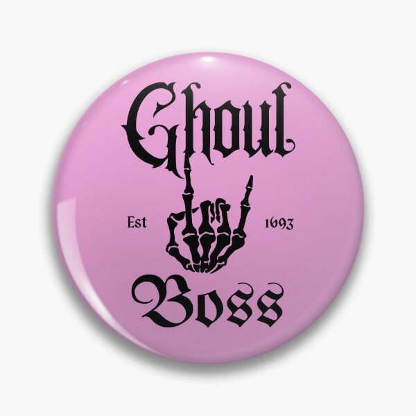 Item preview, Ghoul Boss- Girl Boss Black Skeleton Punk Rock Design designed and sold by Kristalin Glass.