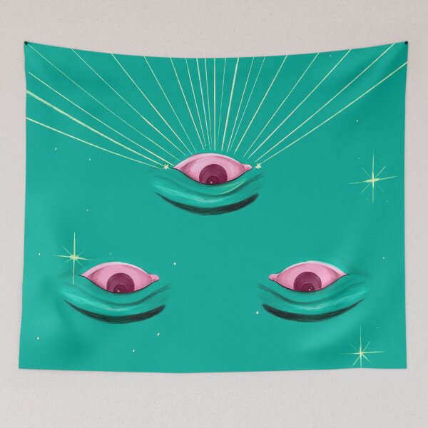 Item preview, Evil eyes in the sky designed and sold by Thalia Roman.