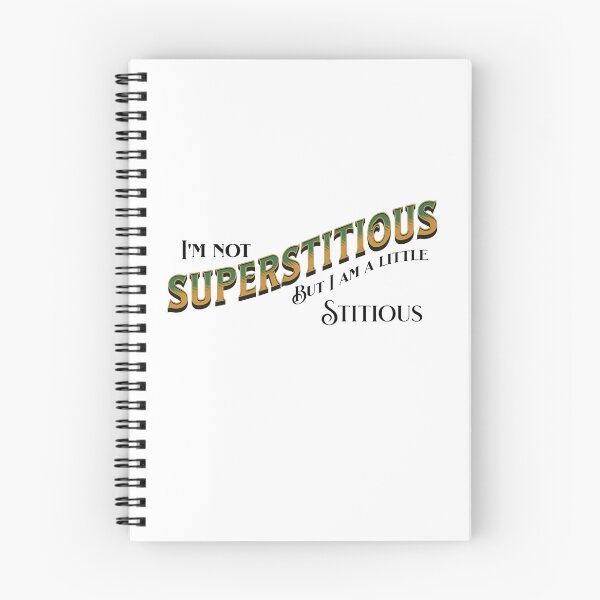 Item preview, Not superstitious but I am a little stitious designed and sold by absurditeestore.