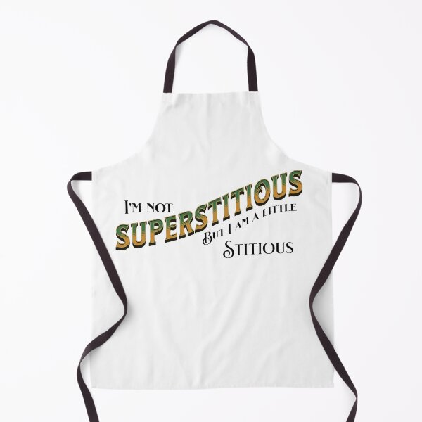 Item preview, Not superstitious but I am a little stitious  designed and sold by absurditeestore.