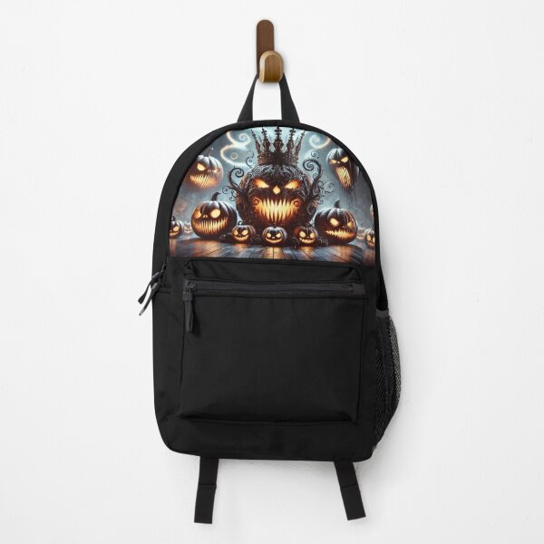 Item preview, Crowned Terror - The Reign of the Pumpkin King designed and sold by WheelieGdArt.