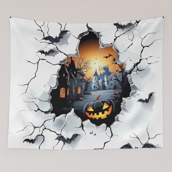 Item preview, Eerie Halloween Night designed and sold by Miniouka.