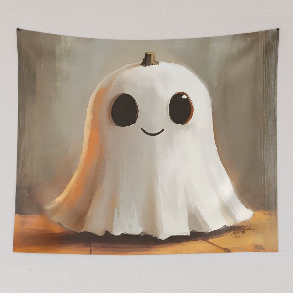Item preview, Pumpkin Ghost Pal designed and sold by Studio Axis.