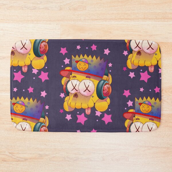 Item preview, Badly Deadly Bart and pink stars designed and sold by Franco Moody.