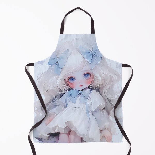 Item preview, blue girl with butterflies designed and sold by cuteanimephotos.