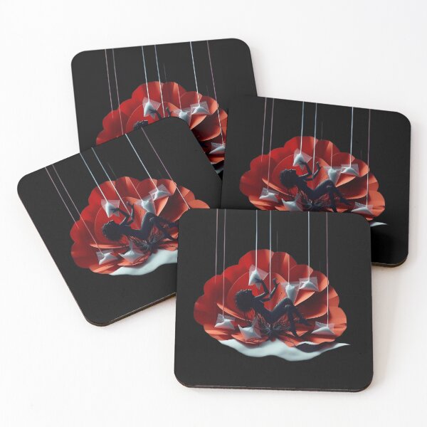 Item preview, Hot Surreal Addiction Silhouette Poppy Opiate Drug Bag Poppies Woman Pose designed and sold by SomniferumWars.