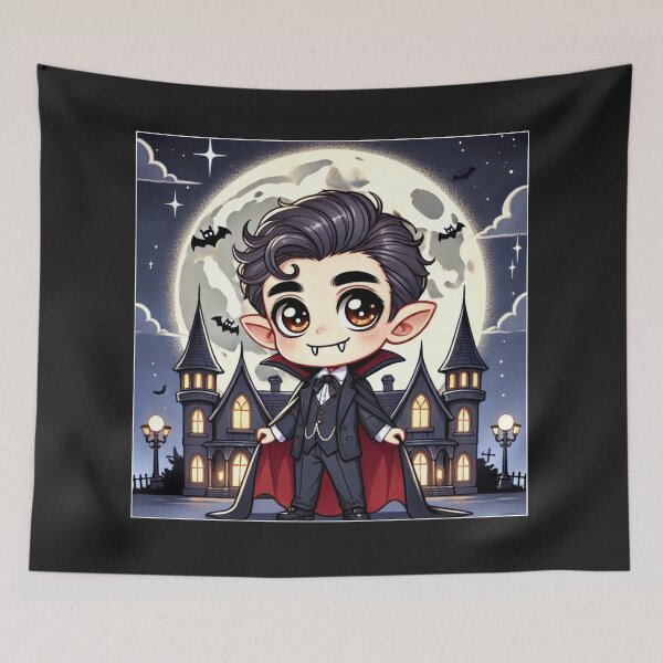 Item preview, Cute Chibi Vampire – Adorable Count designed and sold by NSB-Design.