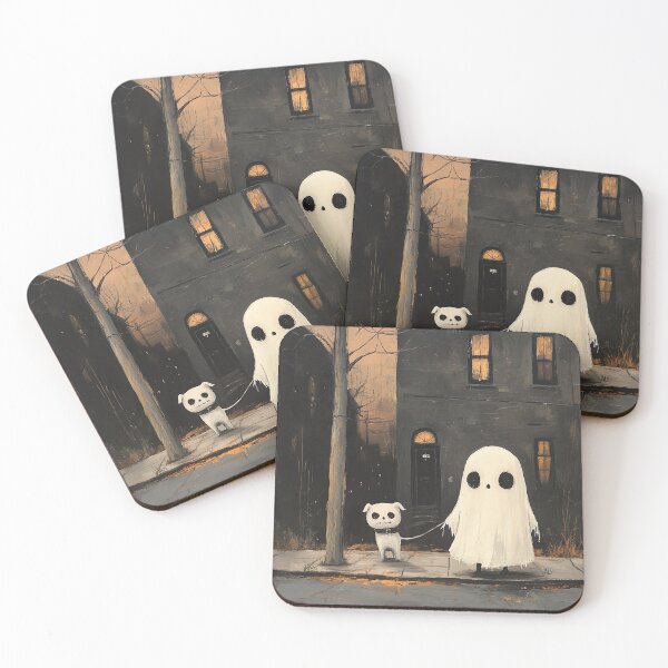 Item preview, Ghostly Stroll with a Skeleton Pup designed and sold by Studio Axis.