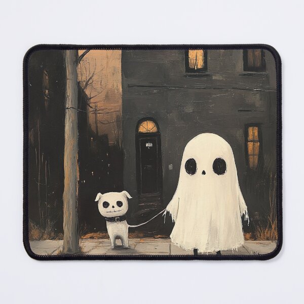 Item preview, Ghostly Stroll with a Skeleton Pup designed and sold by Studio Axis.