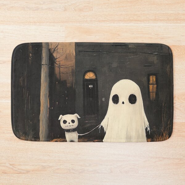 Item preview, Ghostly Stroll with a Skeleton Pup designed and sold by Studio Axis.