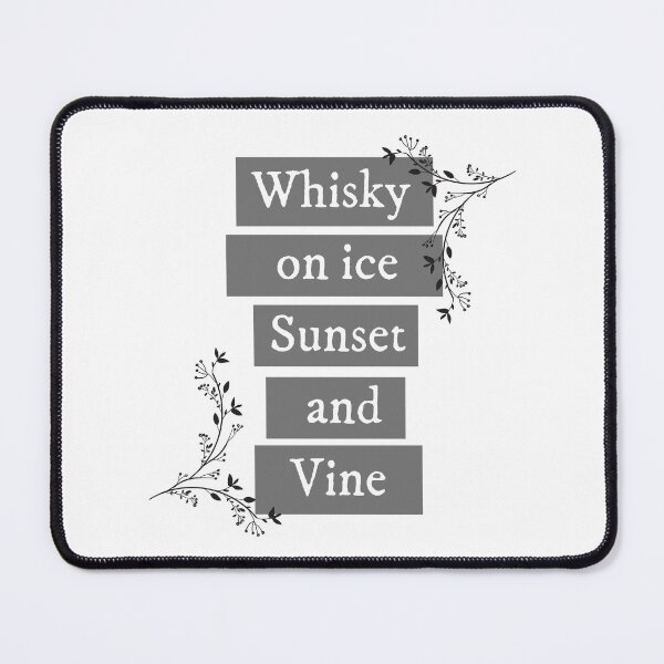 Item preview, whiskey on ice sunset and vine - Taylor Swift designed and sold by bombalurina.