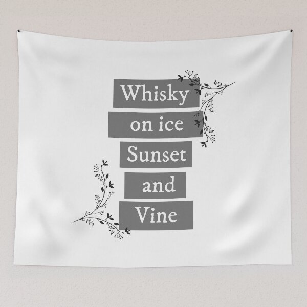Item preview, whiskey on ice sunset and vine - Taylor Swift  designed and sold by bombalurina.
