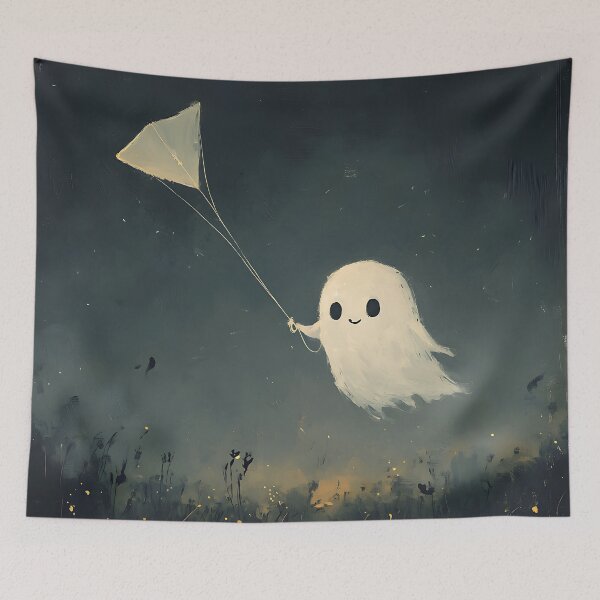 Item preview, Flying Kite Under the Moonlit Sky designed and sold by Studio Axis.