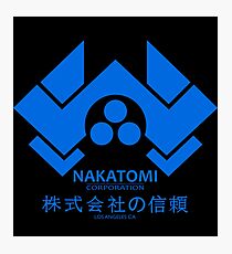 NAKATOMI PLAZA - DIE HARD (BLUE) Photographic Print
