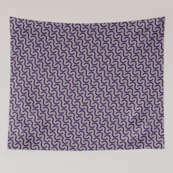 Item preview, Bicolor Waves Ai Made Infinite Pattern Endless Geometry designed and sold by EvergreenMotifs.