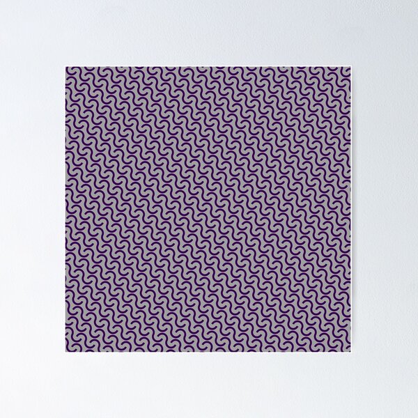 Item preview, Bicolor Waves Ai Made Infinite Pattern Endless Geometry designed and sold by EvergreenMotifs.