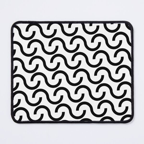 Item preview, Bicolor Waves Ai Made Infinite Pattern Endless Geometry designed and sold by EvergreenMotifs.
