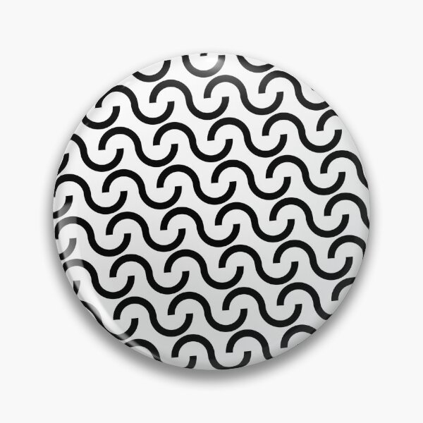 Item preview, Bicolor Waves Ai Made Infinite Pattern Endless Geometry designed and sold by EvergreenMotifs.