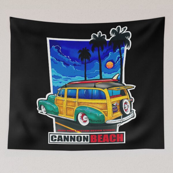 Item preview, CANNON BEACH WOODY WAGON designed and sold by NedsShed.