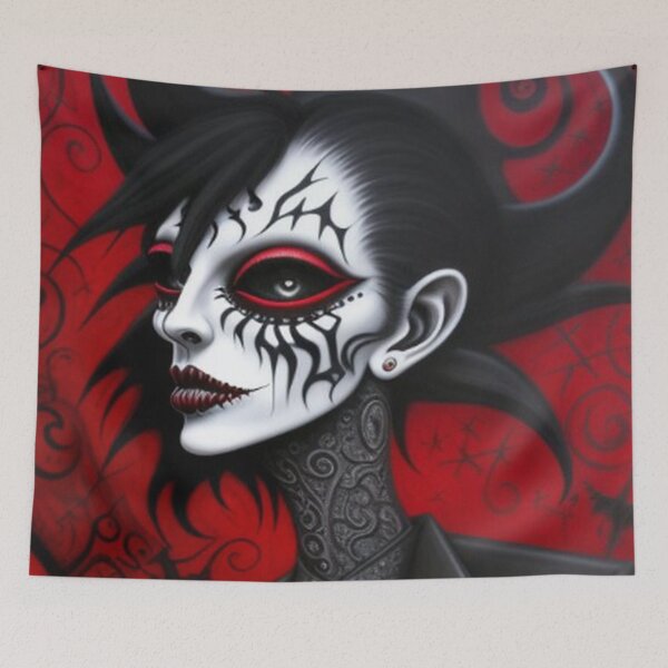 Item preview, Abstract Goth Punk Rocker designed and sold by TheDarkWardrobe.