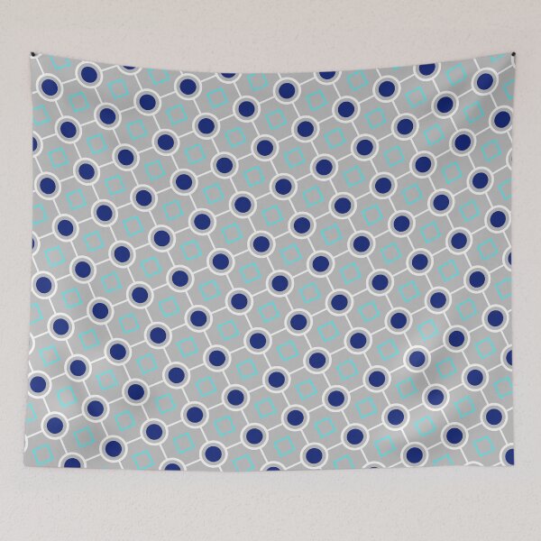 Item preview, Colorful Squares Ai Made Infinite Pattern Endless Geometry designed and sold by EvergreenMotifs.