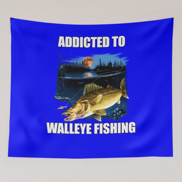 Item preview, Walleye Fish Fishing Fanatic Addicted To Walleye Fishing designed and sold by fantasticdesign.