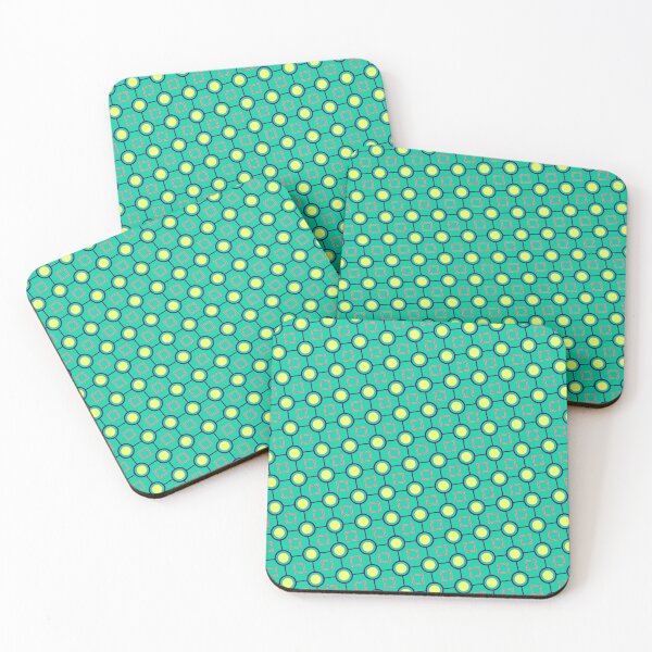 Item preview, Colorful Squares Ai Made Infinite Pattern Endless Geometry designed and sold by EvergreenMotifs.