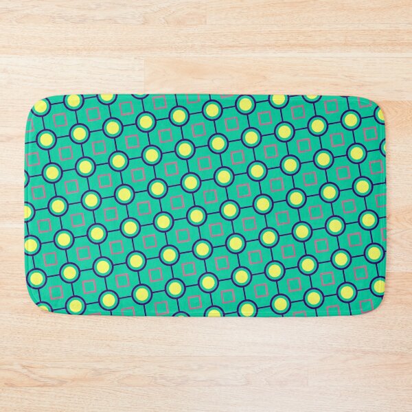 Item preview, Colorful Squares Ai Made Infinite Pattern Endless Geometry designed and sold by EvergreenMotifs.
