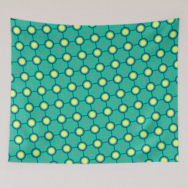 Item preview, Colorful Squares Ai Made Infinite Pattern Endless Geometry designed and sold by EvergreenMotifs.