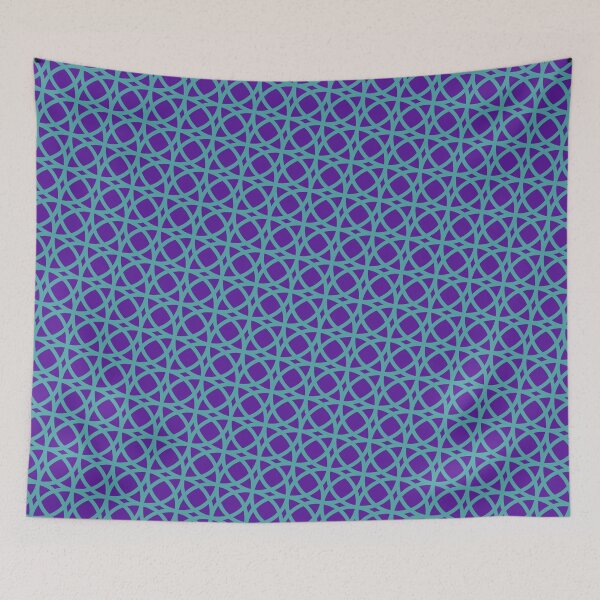 Item preview, Colorful Circles Ai Made Infinite Pattern Endless Geometry designed and sold by EvergreenMotifs.