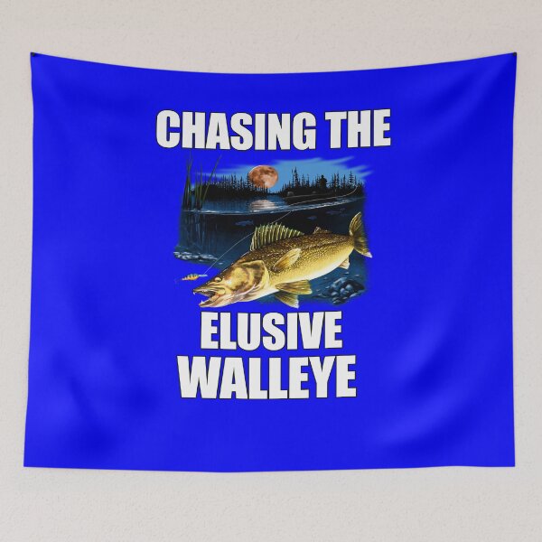 Item preview, Walleye Fish Fishing Fanatic Chasing The Elusive Walleye designed and sold by fantasticdesign.